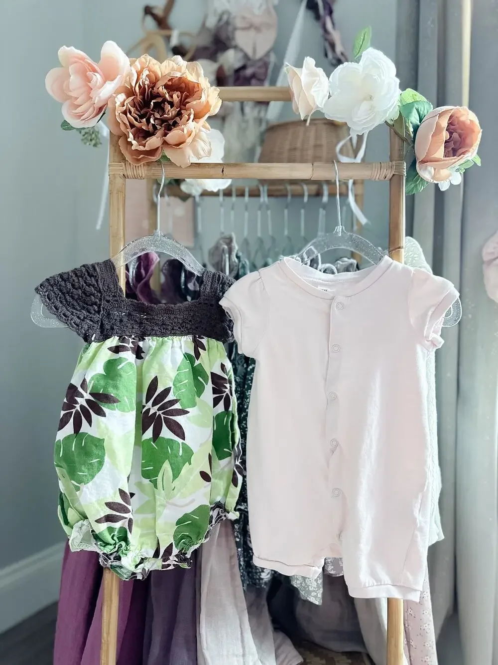 Darling Lot Baby Gap Boho & Blush Pink Romper 3-6mths